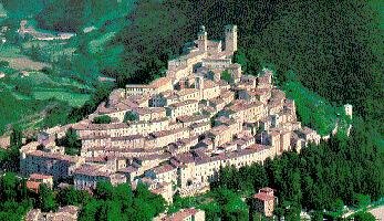 Nocera vista dall'alto - Prima del terremoto